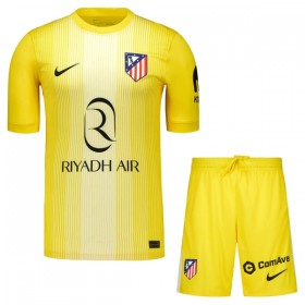 Atlético Madrid Brankářské Žlutá 2025-26 - Dětské Fotbalové Dresy (S/S)